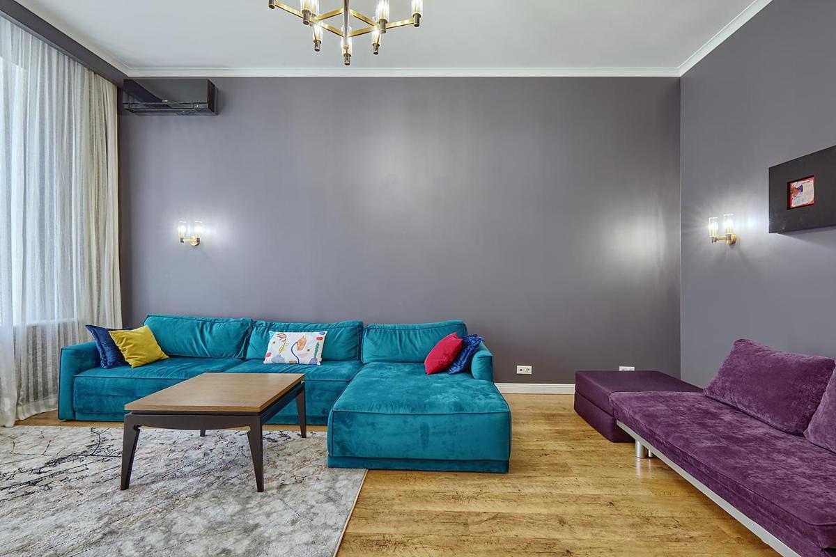 Appartement Saksaganskogo Centre à Kiev Extérieur photo