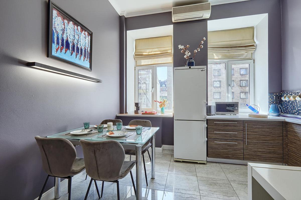 Appartement Saksaganskogo Centre à Kiev Extérieur photo
