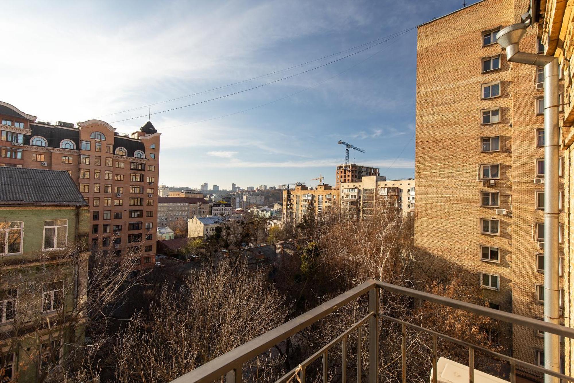 Appartement Saksaganskogo Centre à Kiev Extérieur photo